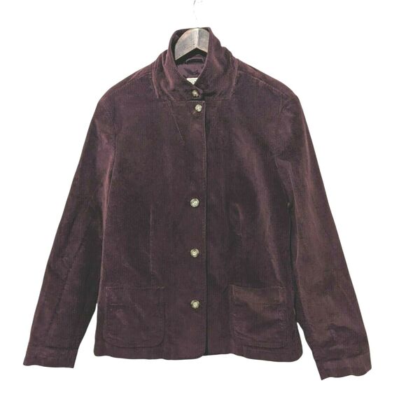 L.L. Bean Women 3-Button Corduroy Blazer Jacket Size 20 Reg Long Sleeves Lined‎ - Picture 1 of 11